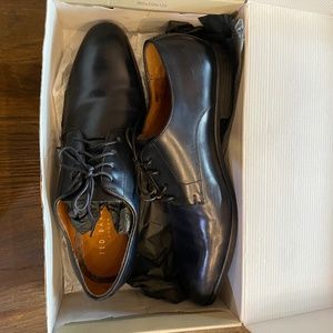 Ted Baker London Men's Watele Navy Dress Shoe size 11.5 USA - Box/Receipt